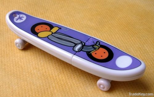 Customized skateboard USB flash drive