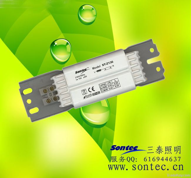(ST-Z18)PLC  1*18w magnetic ballast for fluorescent lamp