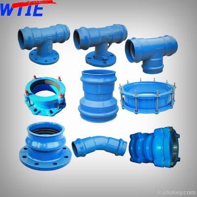 ductile iron fittings for PVC/PE pipes