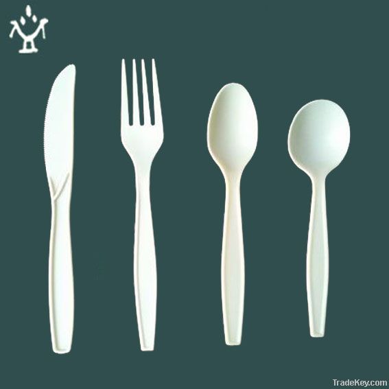 Biodegradable cutlery-Corn starch spoon