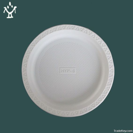 Biodegradable plate-disposable corn starch plates