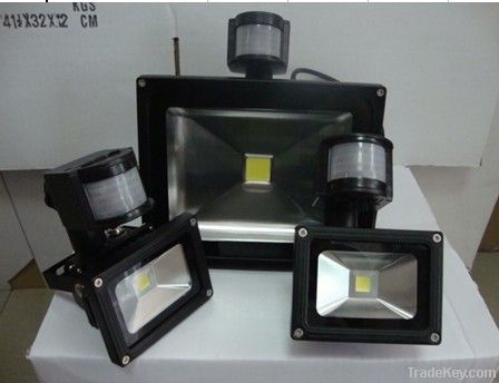 PIR sensor 50W LED flood light