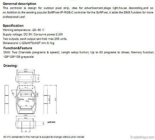 LED Digital DMX Decoder Controller-FLEX