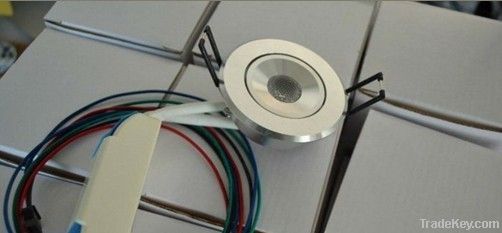 1x3w RGB LED ceiling light