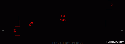 86w ultra-thin RGB led wall washer ip65