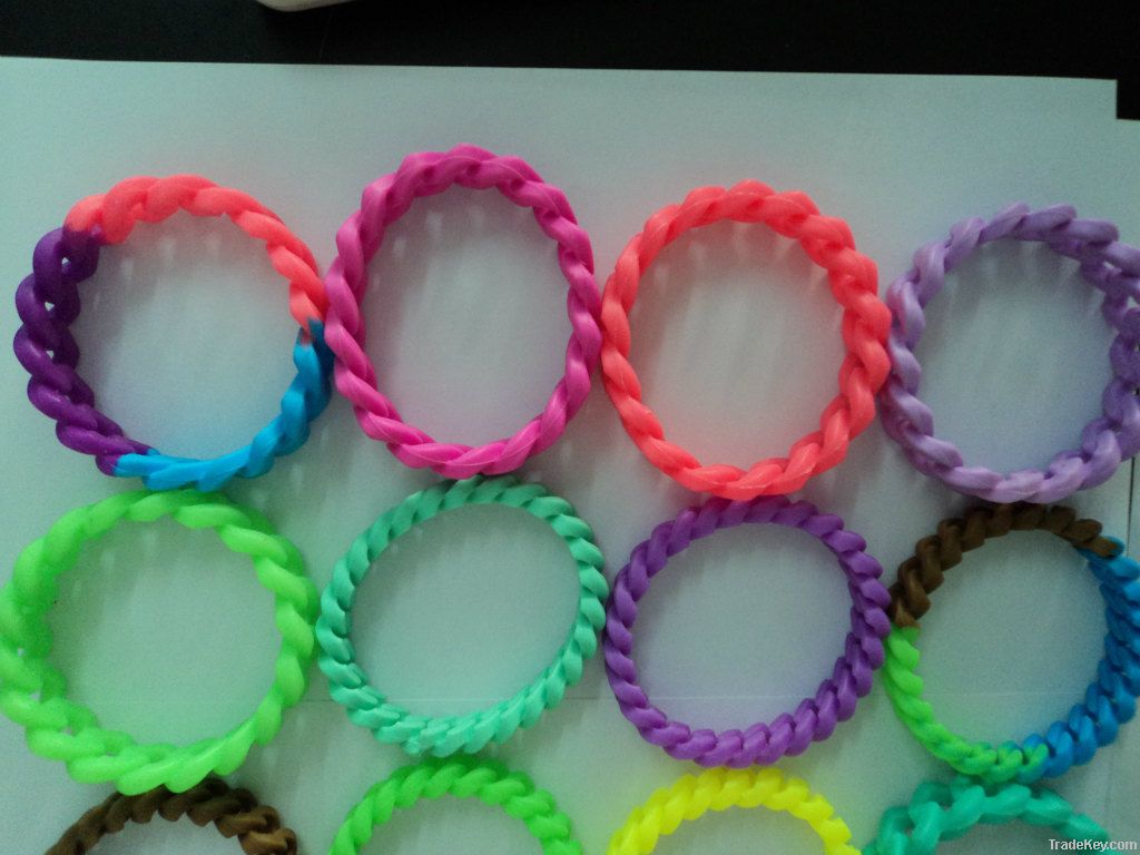 silicone bracelet, wristband, Rubber Bracelets