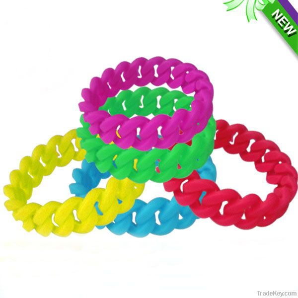 silicone bracelet, wristband, Rubber Bracelets