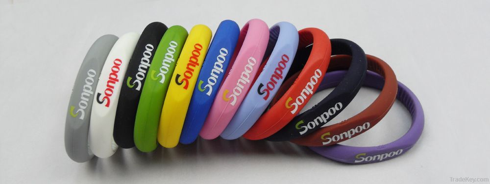 silicone bracelet, wristband, Rubber Bracelets