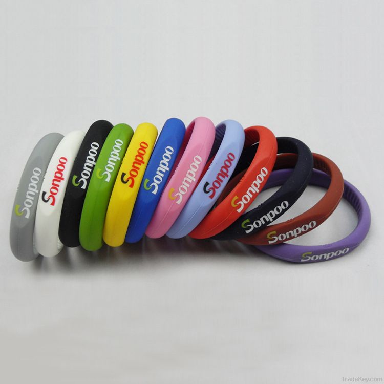 silicone bracelet, wristband, Rubber Bracelets