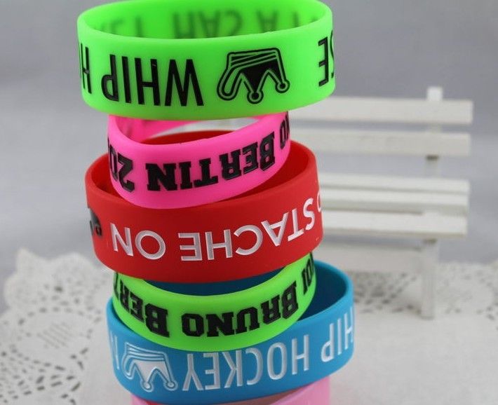 Silicone Bracelet, Wristband, Rubber Bracelets