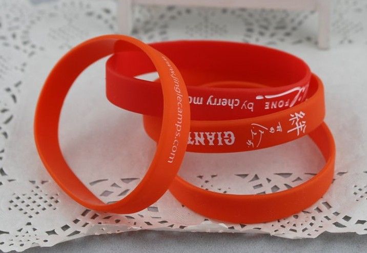 Silicone Bracelet, Wristband, Rubber Bracelets