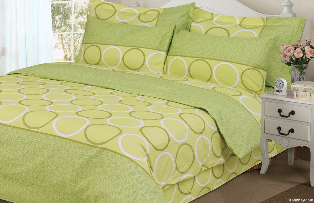 printed microfabric bedsheet set