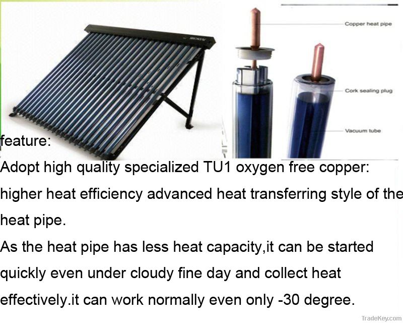 High Quality Split Solar Water Heater For Home Use