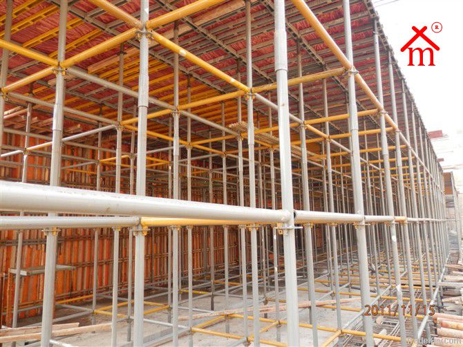 Concrete slab formwork scaffolding system