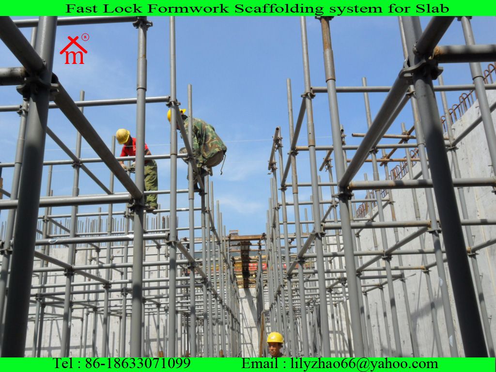 construction steel scaffolding system for slab formwork