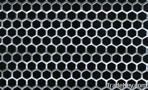 Hexagonal Shape Perforated Metal