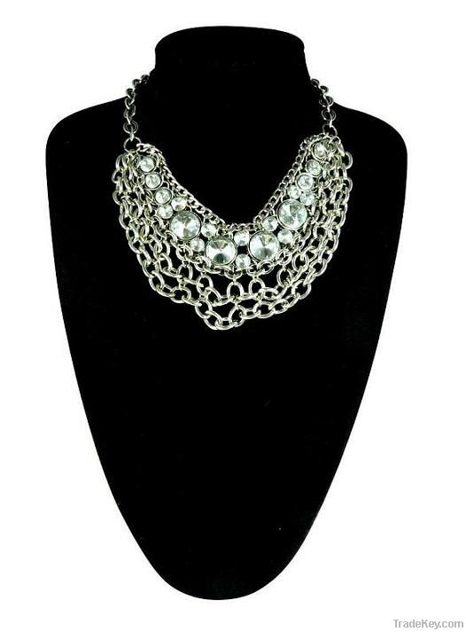 Silver plated Necklace from Wilon Jewelry