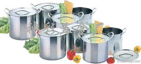 16pcs stainless steel stock pot set/cookware set