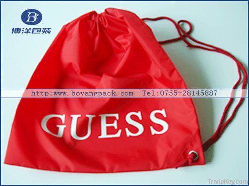 Colored Drawstring Nylon Bag