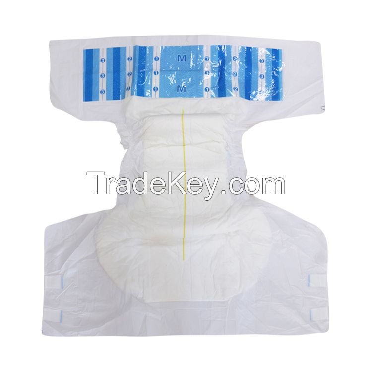 FDA Certificate Soft Cotton PE Film Backsheet Disposable Adult Diapers