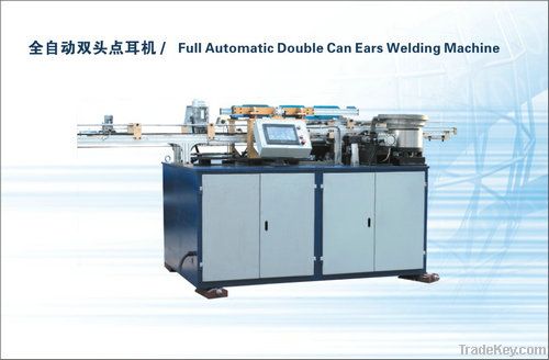 Full automatic double can ears welding machine