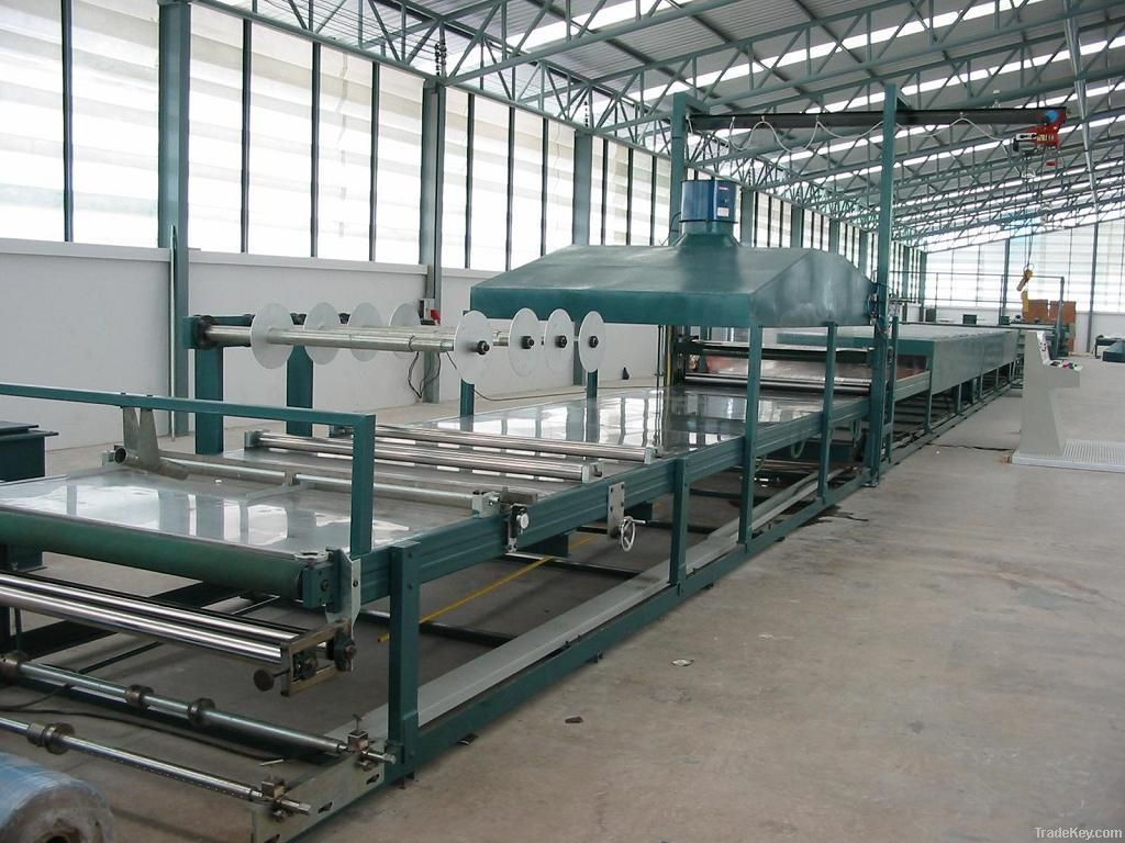 GRP corrugated sheet making machine