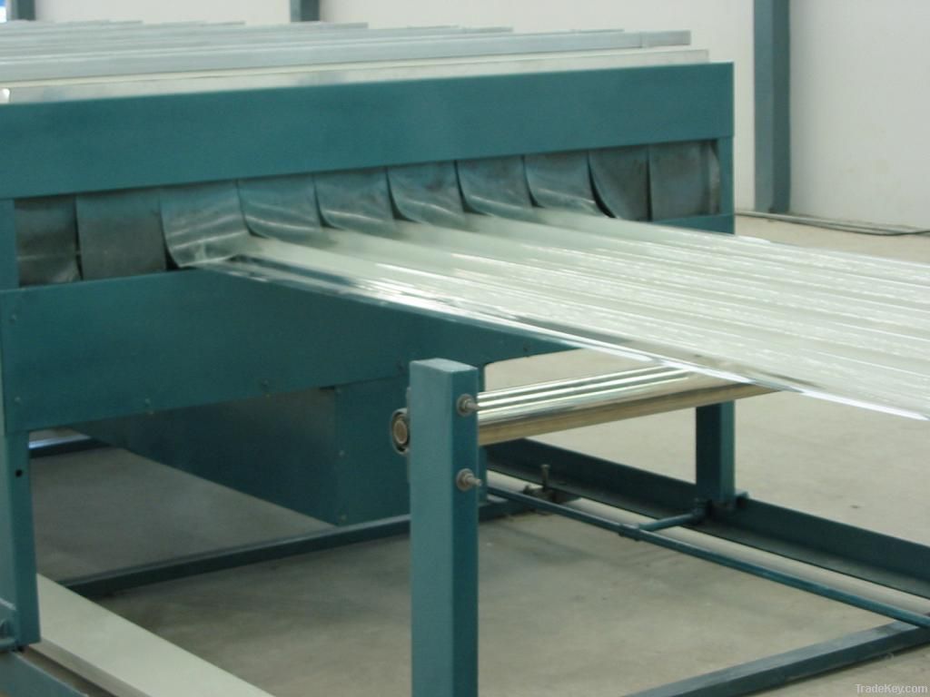 GRP corrugated sheet making machine