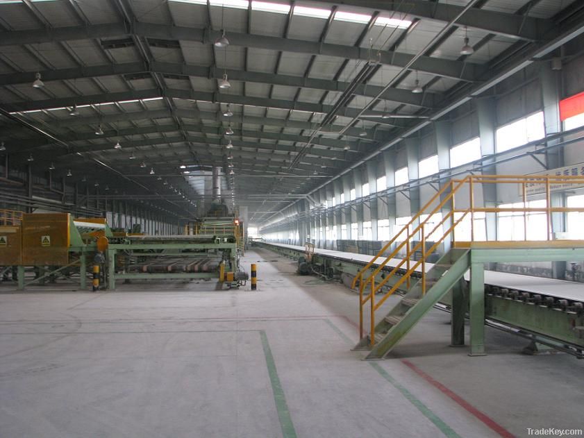 Gypsum board production line