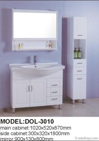 White Ivory MDF Bathroom Cabinet DOL-3008