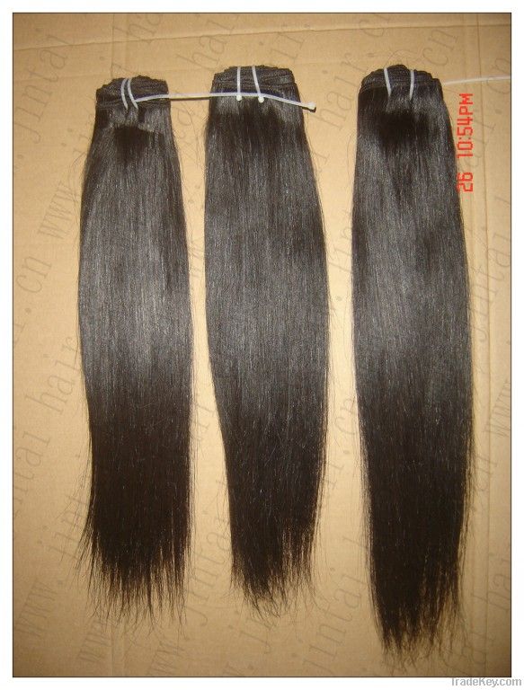 human hair virgin remy bulk straight wave black