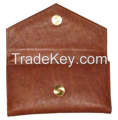 Leather Purse Organizer Checkbook Wallet