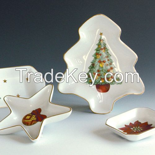 Xmas set, porcelain dinner set, ceramci dinner set