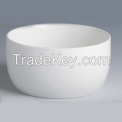 High White Porcelain Bowl Made in china, Porcelain Soup Bowl