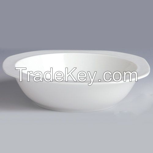 Normal White Porcelain plate, ceramic porcelain plate,