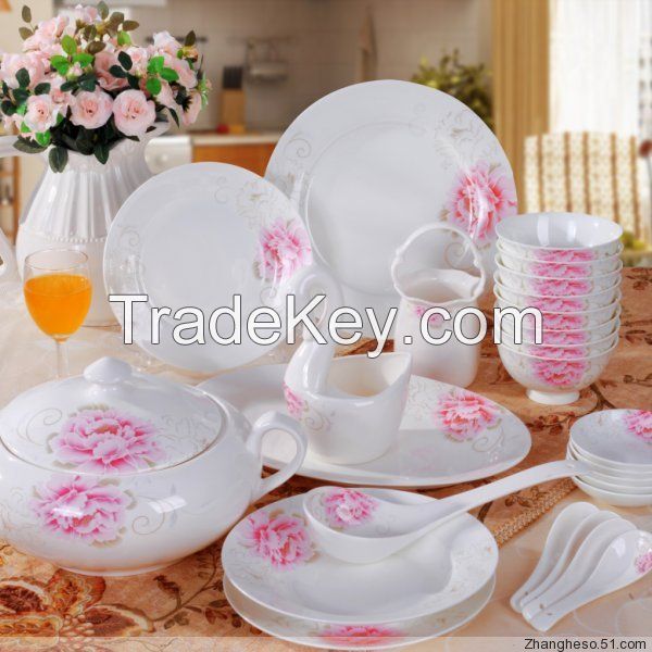 22pcs Porcelain ceramic  Dinner Set