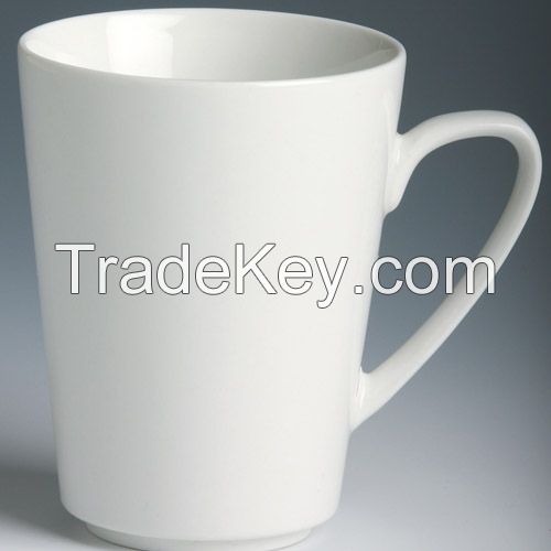 porcelain mug, ceramic mug, V Shape Promotion Mug/ Coffee Mug/ Porcelain Mug/ Ceramic Mug