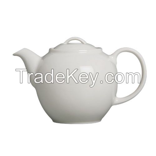 porcelain pot, ceramic tea pot, coffee pot, porcelain pot with decal, porcelain kettle