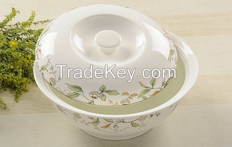 soup tureen, soup pot, bone china, new bone, white porcelain, ceramic, wholesale, hotel, restaurant