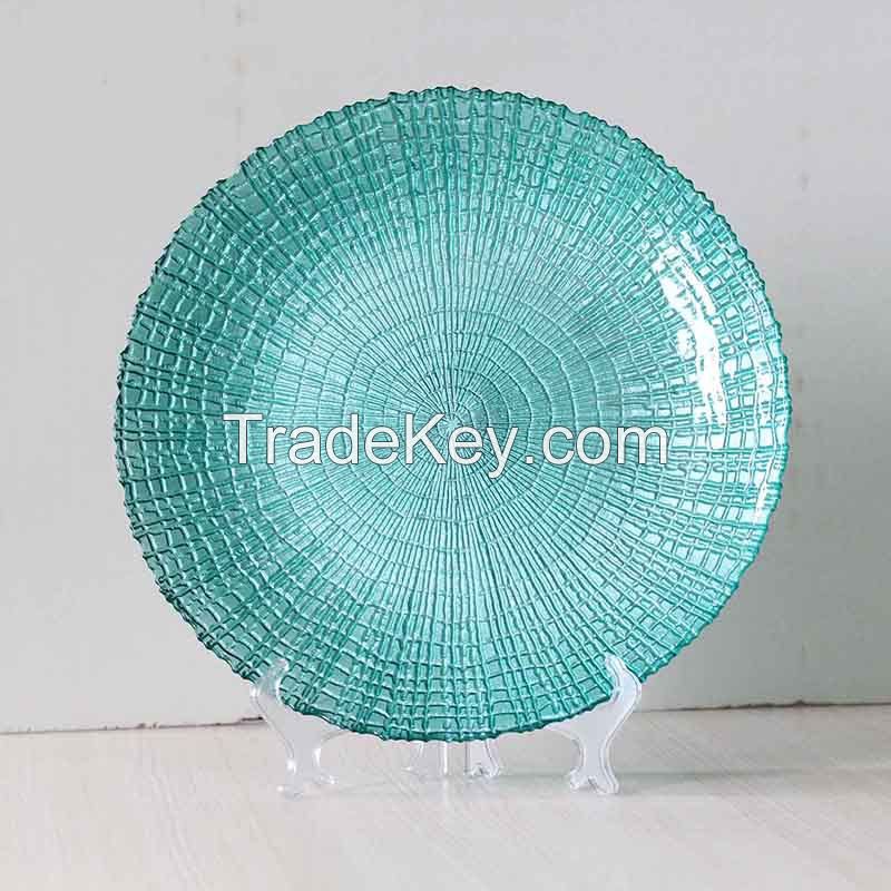 Glass Candy Plate for Decoration