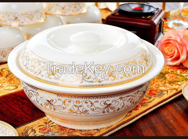 ceramic soup tureen, porcelain soup tureen