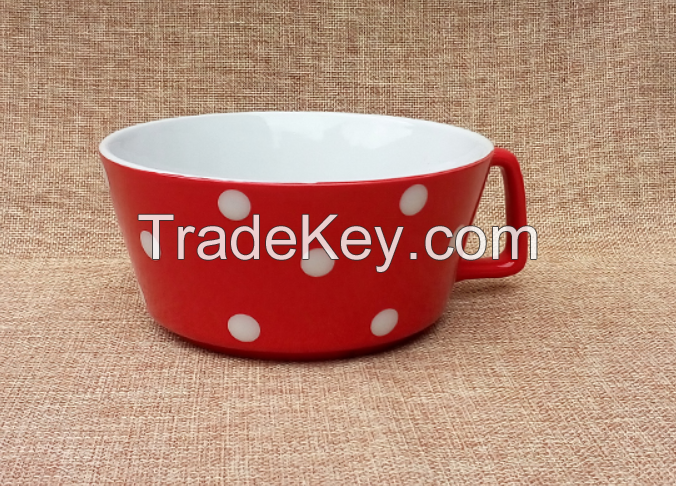 porcelain, ceramic mug cup/soup mug cup/mug cup with handle for sale