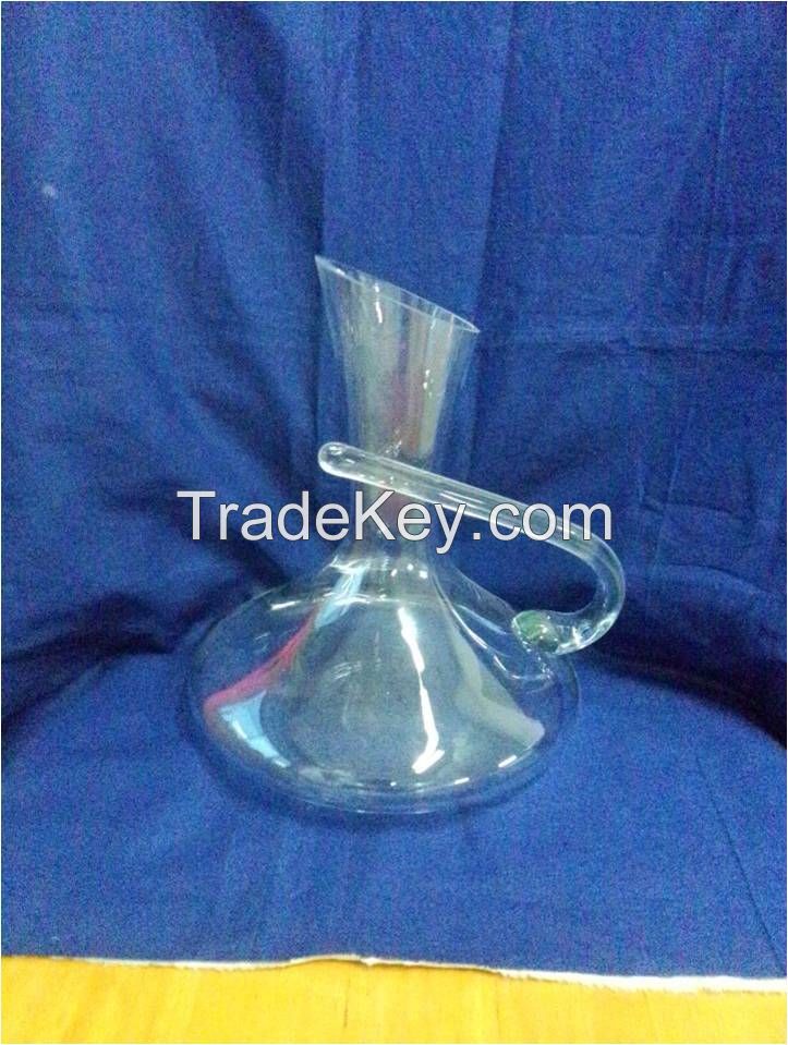 lead-free mouth blown cheap glass decanters drinking decanter