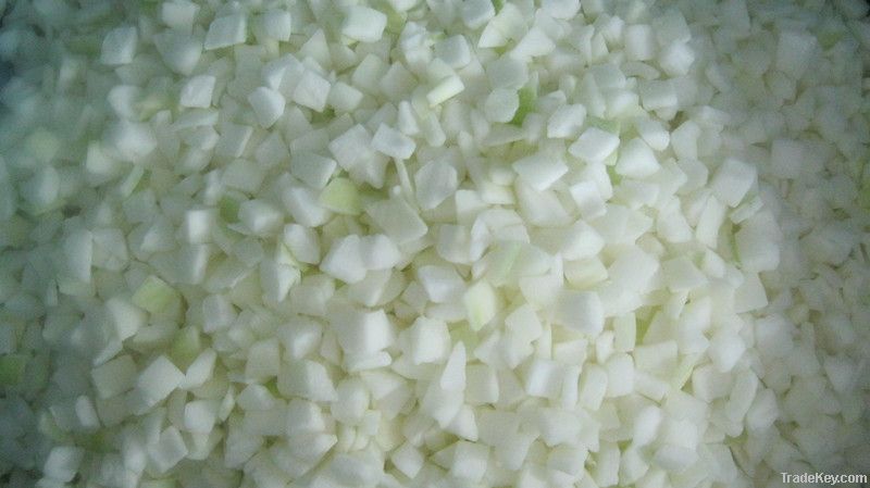 frozen onion dices (IQF onion dices)