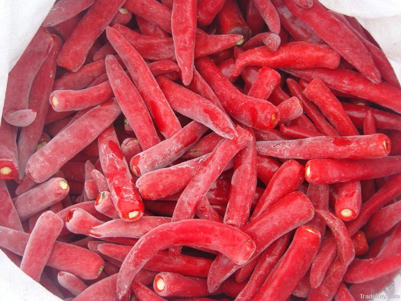 frozen chilli (IQF chilli)