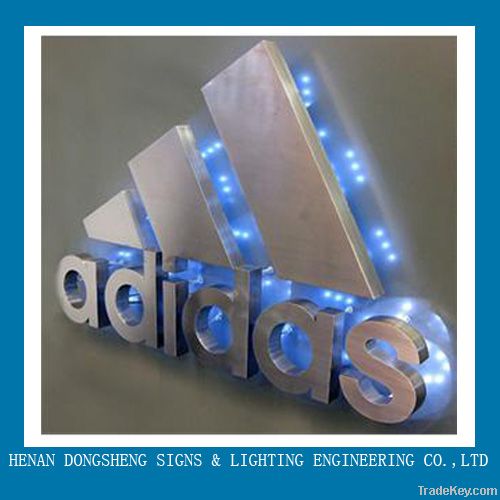 LED backlit sign design