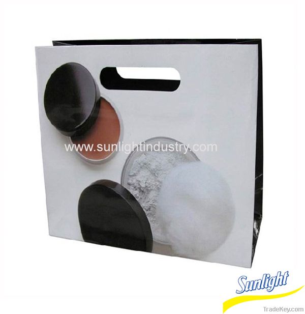Punched Cosmetic Paper Bag