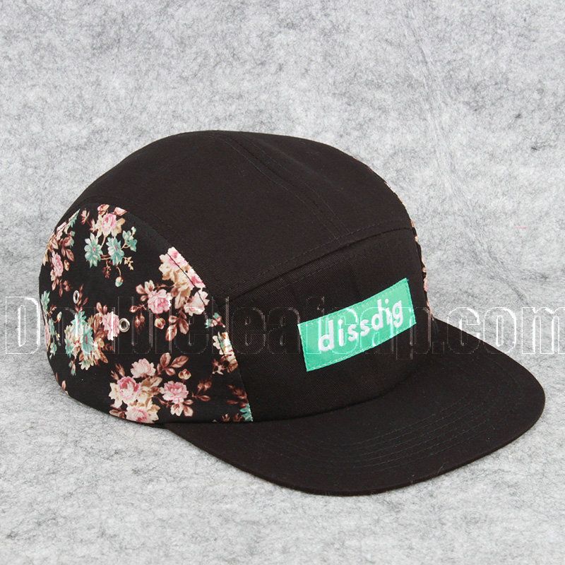 Custom 5 panel camp cap