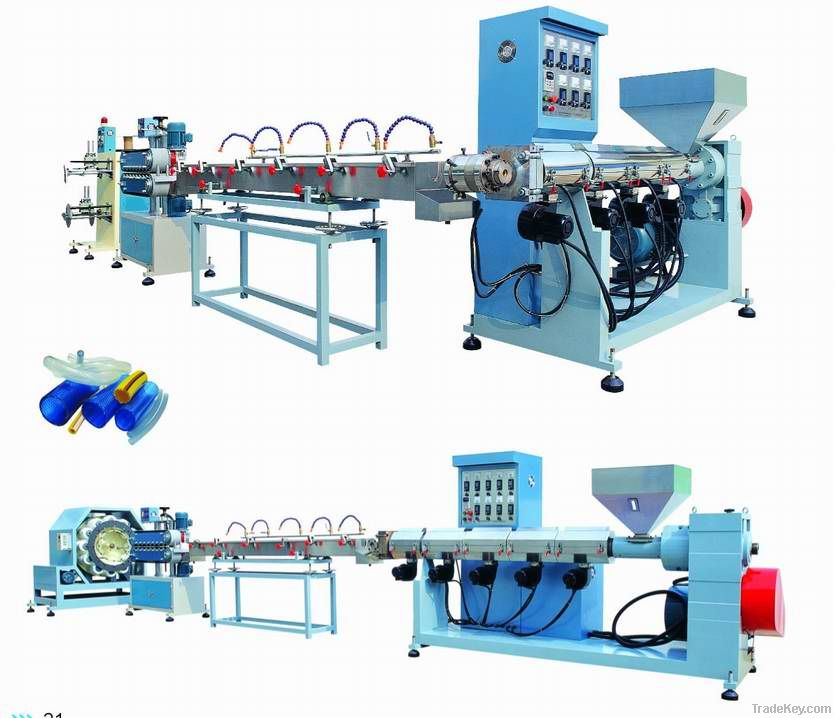 PVC Twisted Reinforced Extrusion Line
