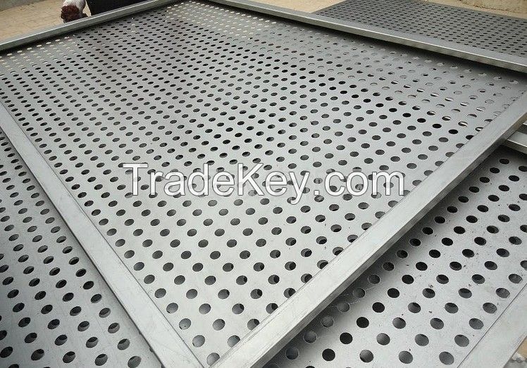 light weight high wearability aluminium hole punch sheet perforated metal roofing sheet price