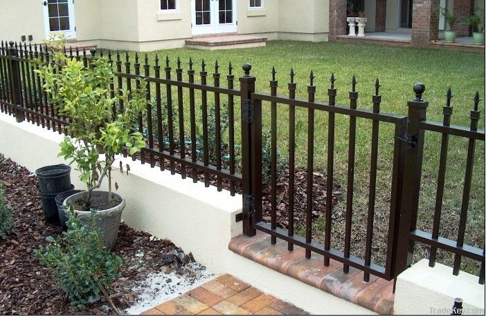 Ornamental garden fence